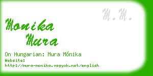 monika mura business card