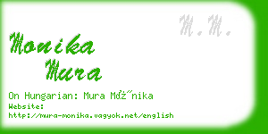 monika mura business card